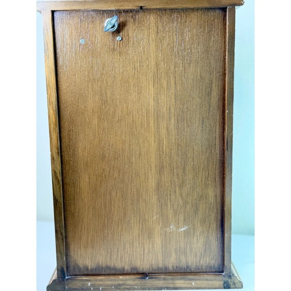 Vintage 1981 Avon Team Leader Jewelry Box Wooden Armoire Mirror 6 Drawers